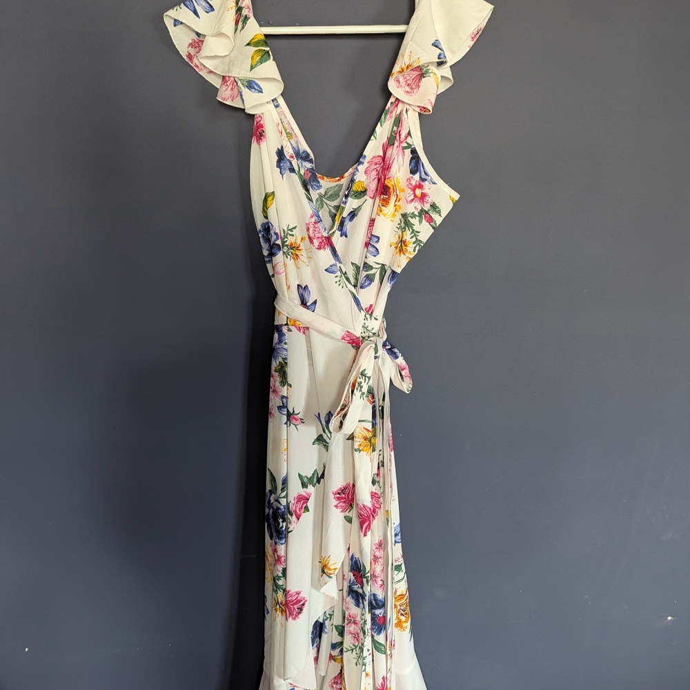Floral Ruffle Maxi Dress